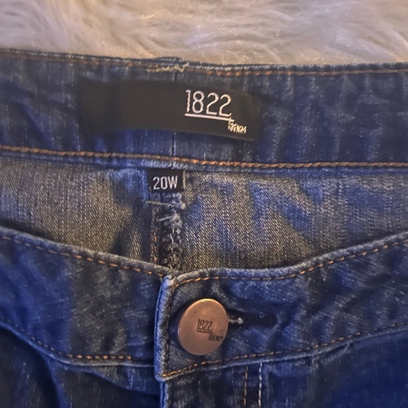 1822 Denim Denim - 1822 Denim Women's Dark Blue Jeans 20W